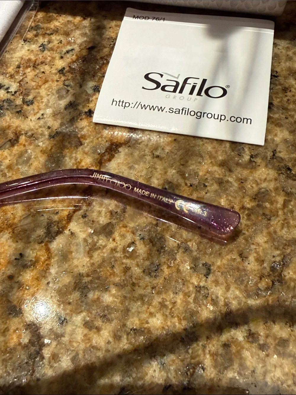 JIMMY CHOO Fashion Women's Purple Square Sunglasses